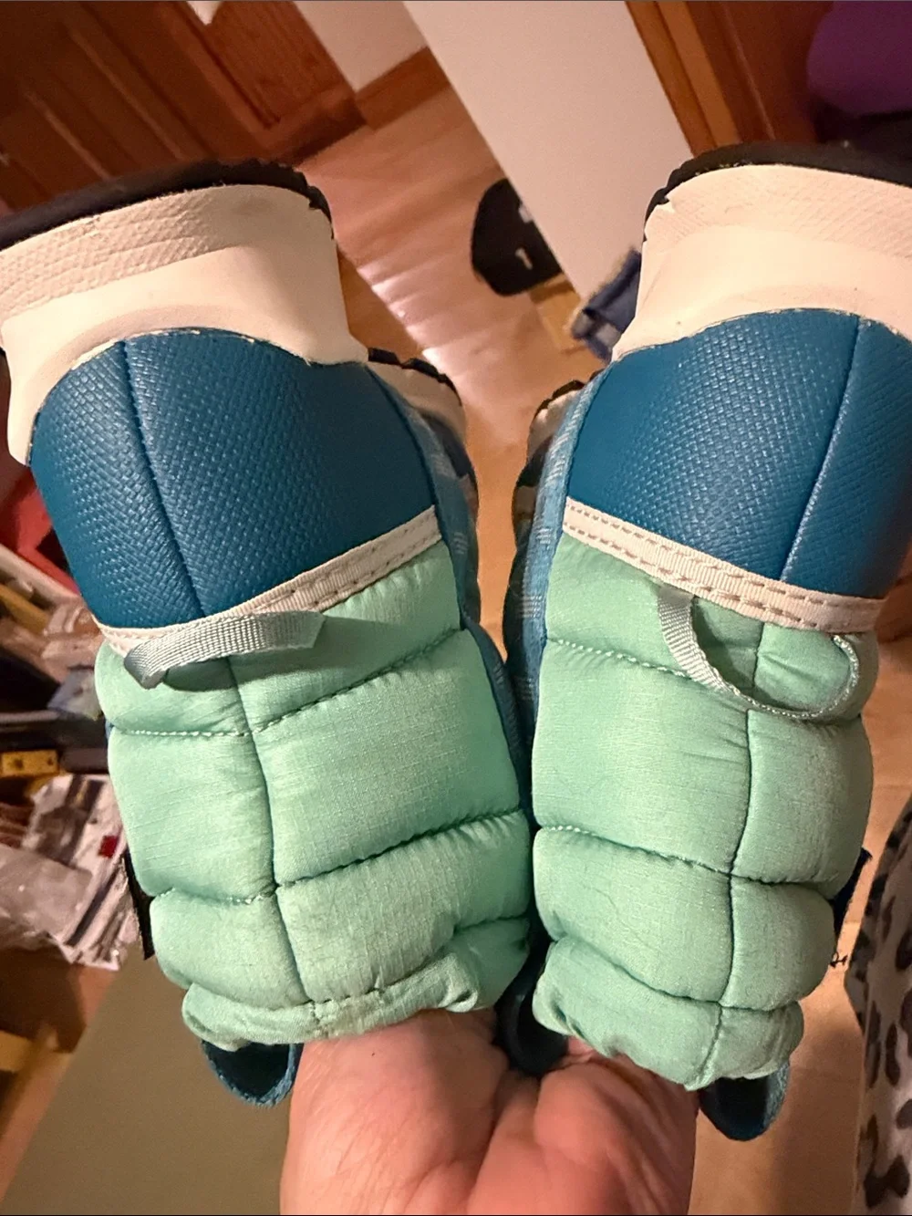 The North Face Kids Mint & Teal Puffy Snow Boot